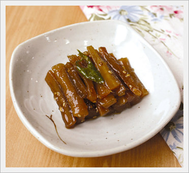 Burdock Simmered in Soy Sauce Made in Korea